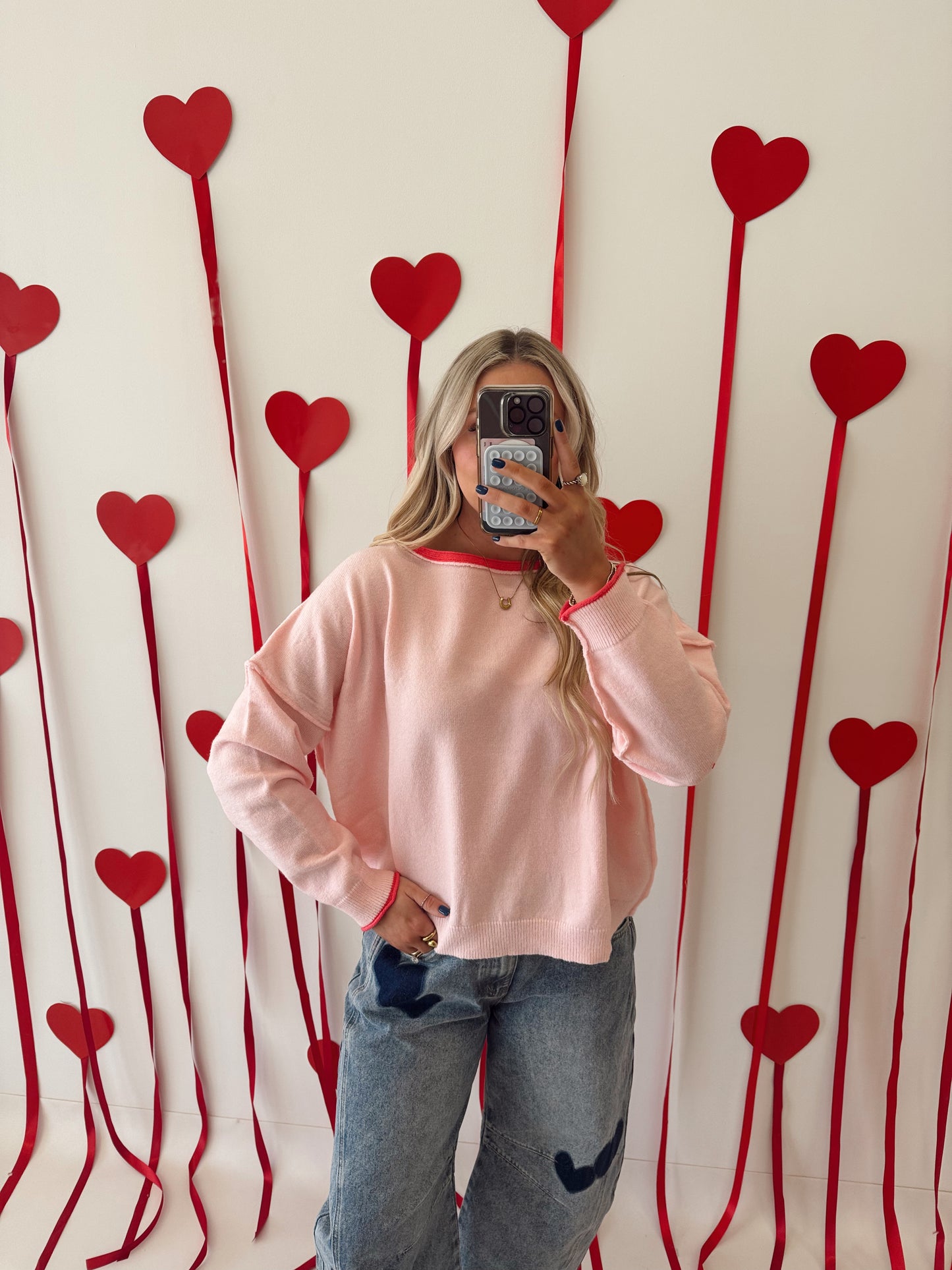 Pretty in Pink Sweater