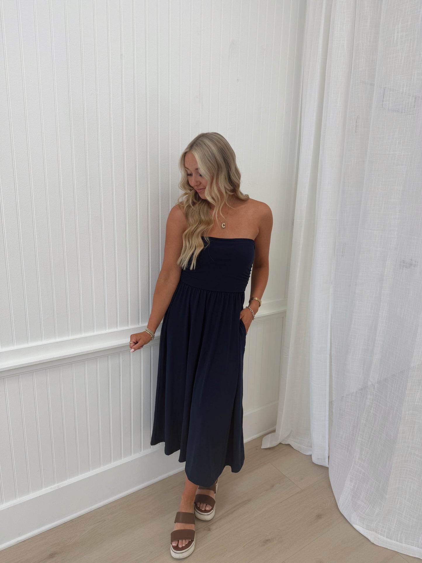 Maddy Midi - Navy