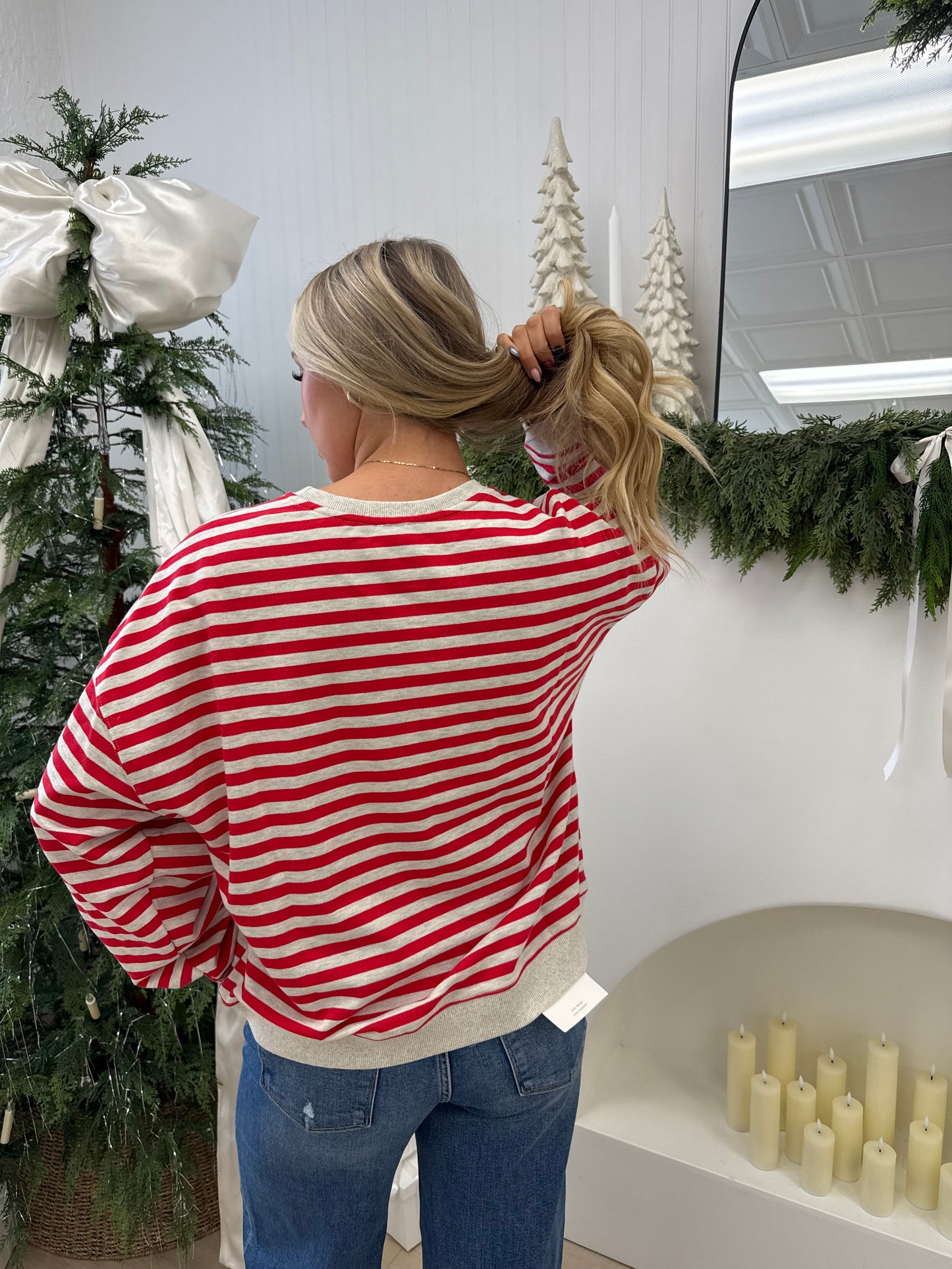 Casual Striped Pullover