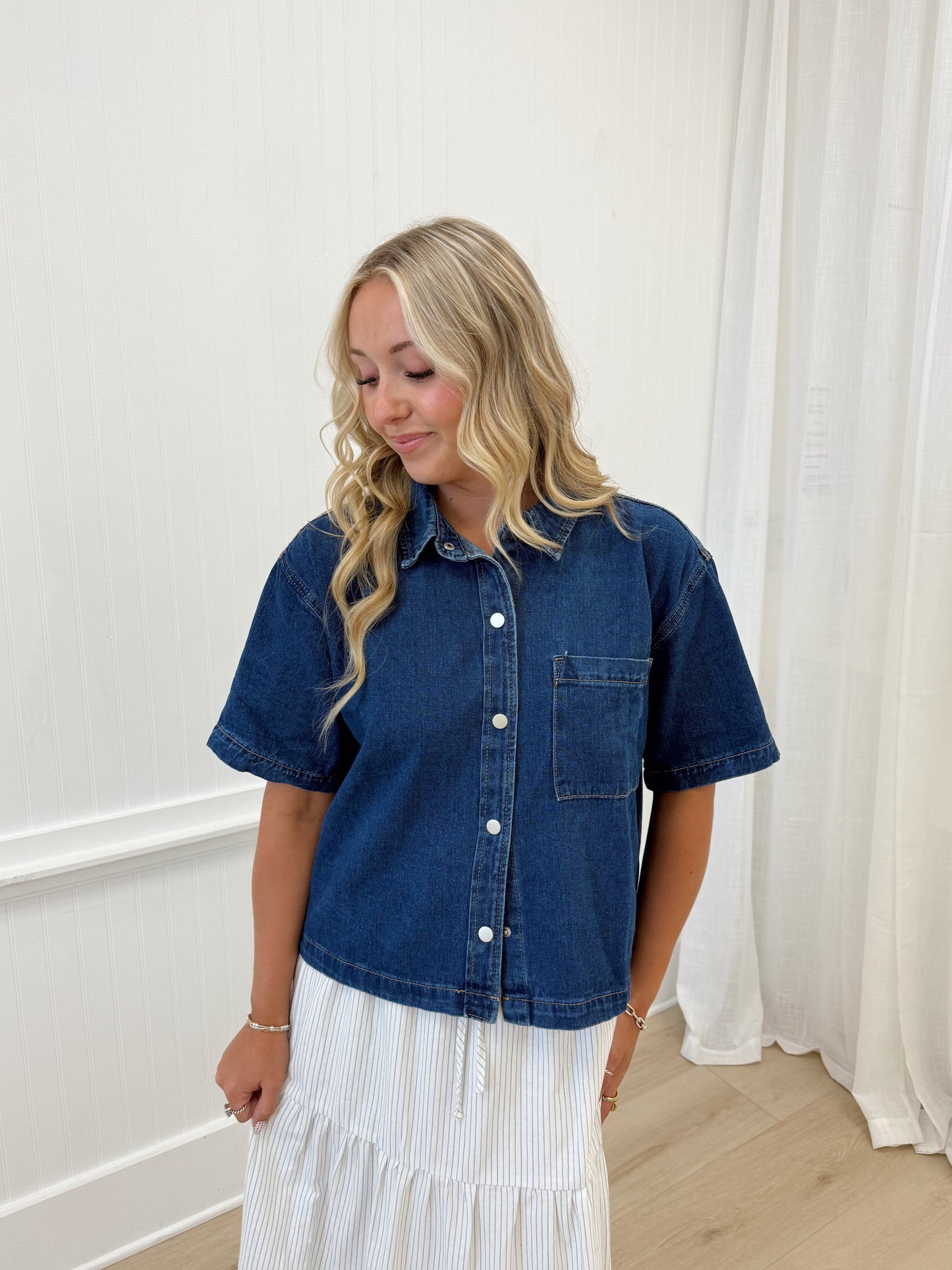 Lorelei Denim Top