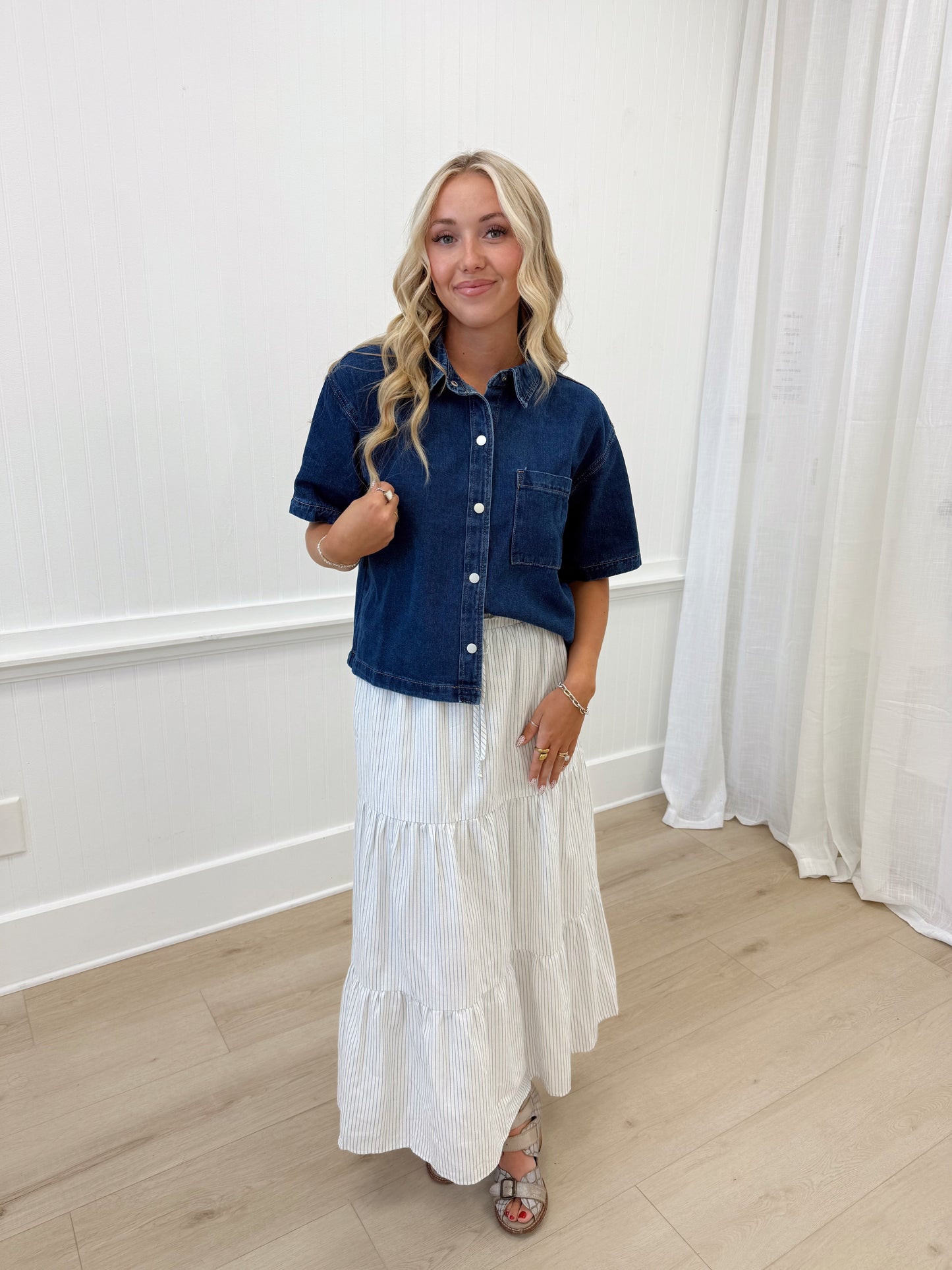 Lorelei Denim Top