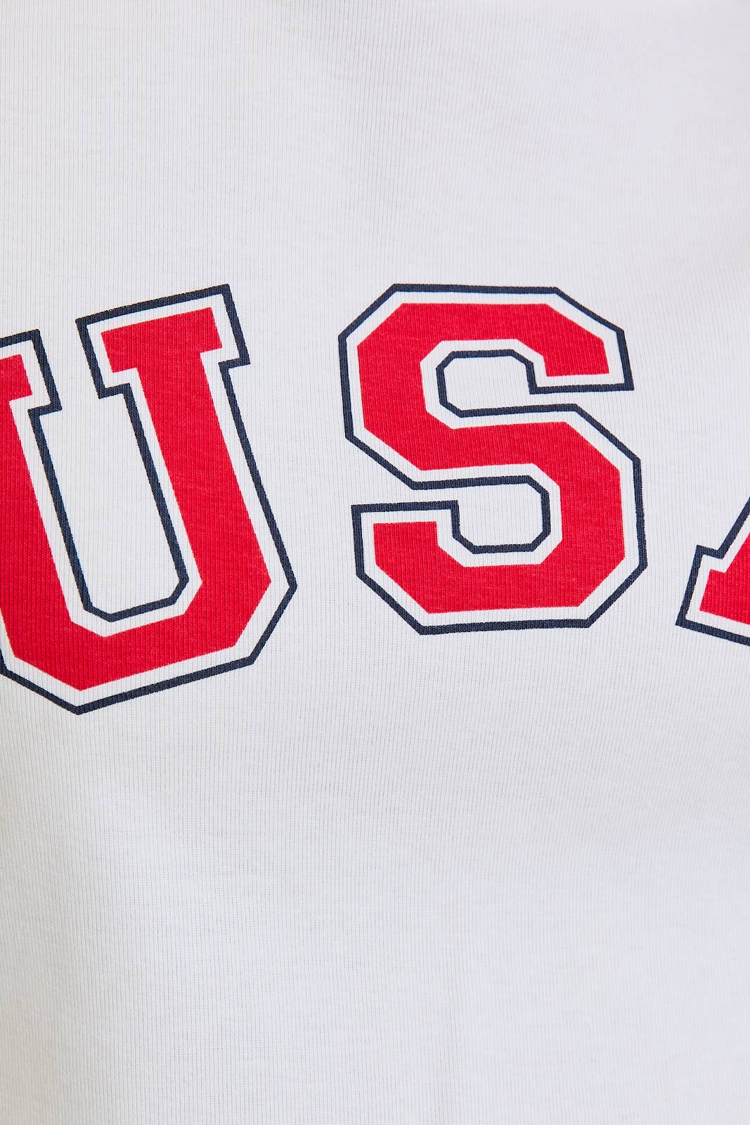 White USA Baby Tee