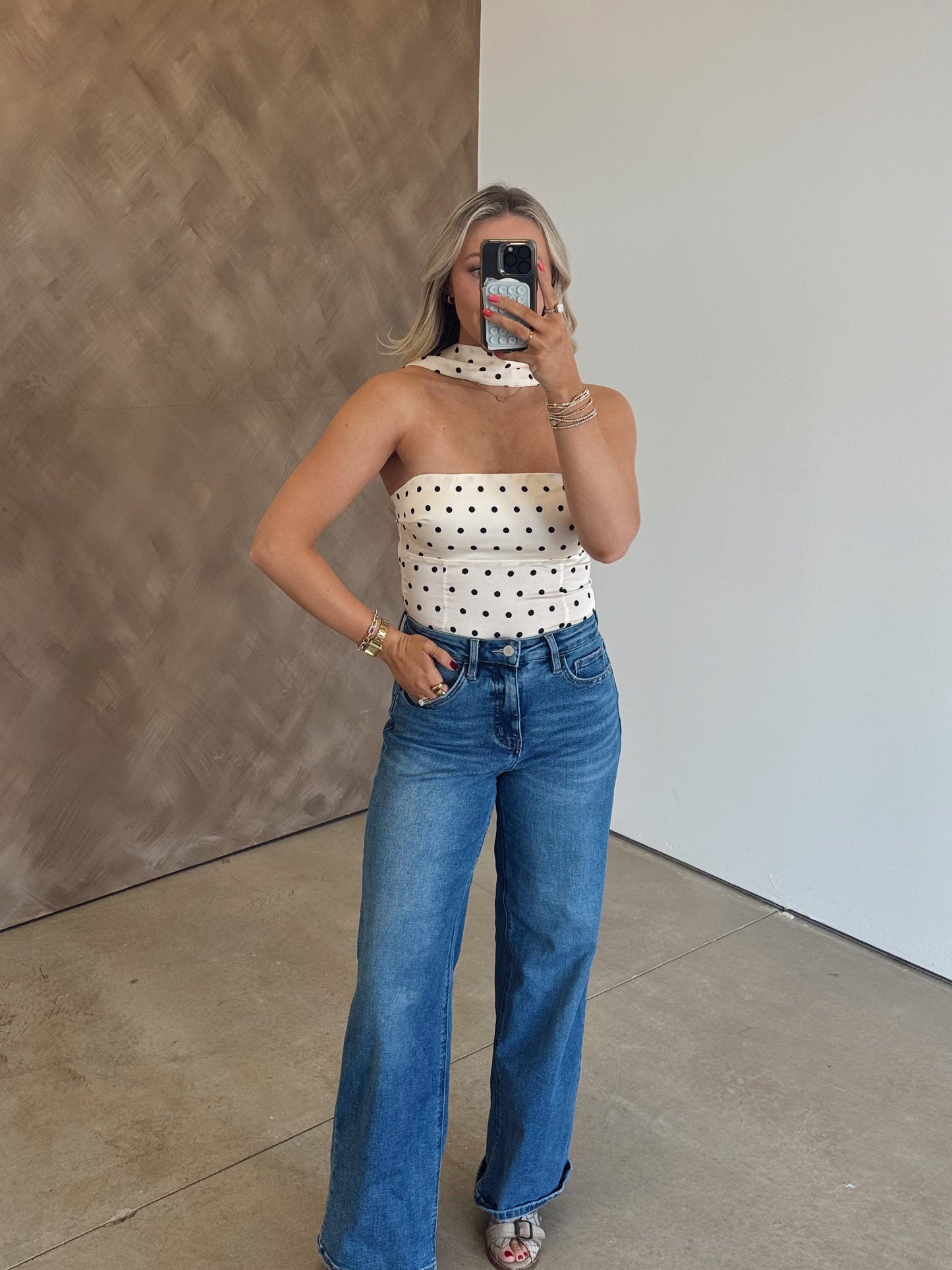 POLKA DOT TOP