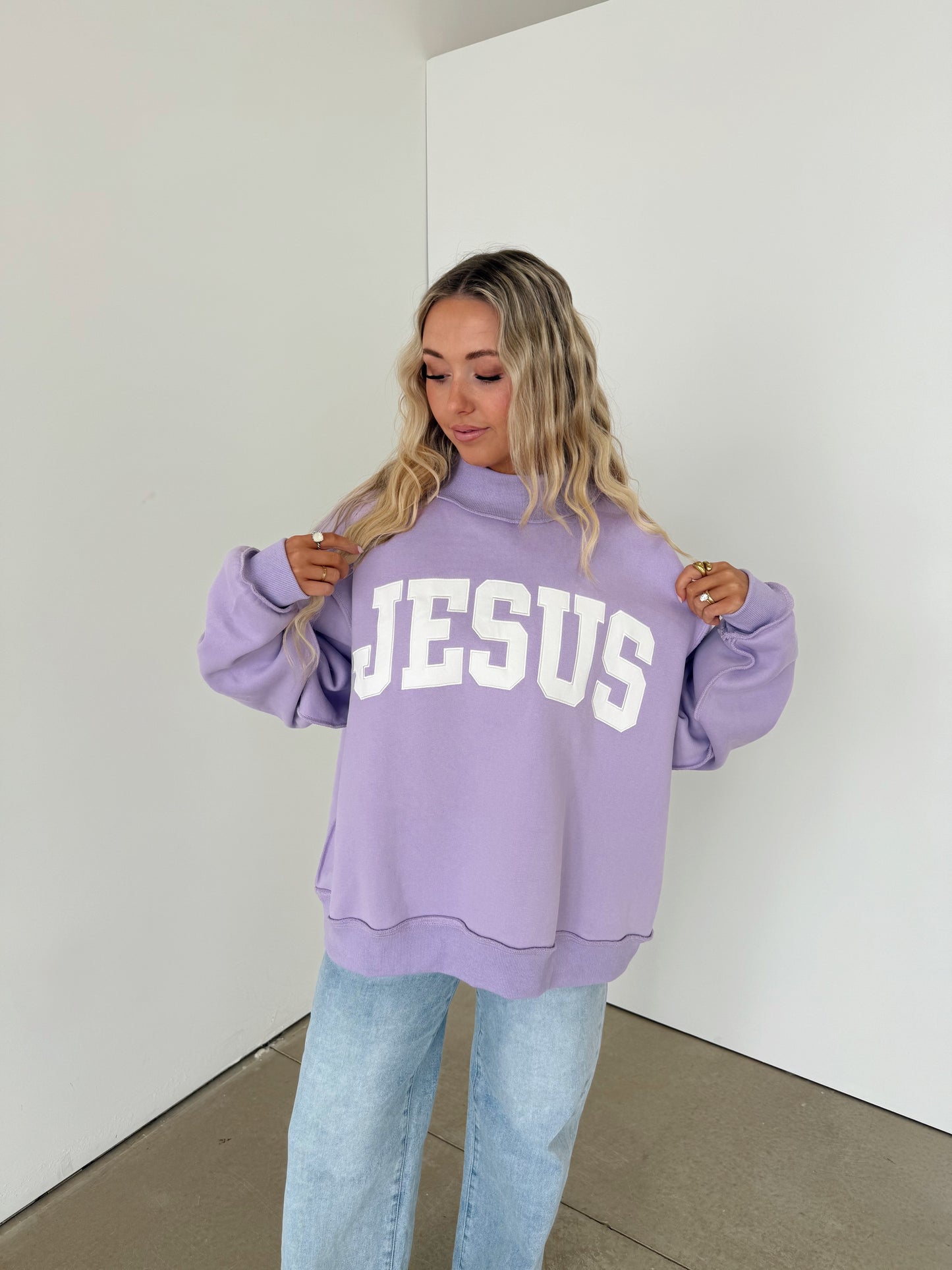 JESUS Mock Neck