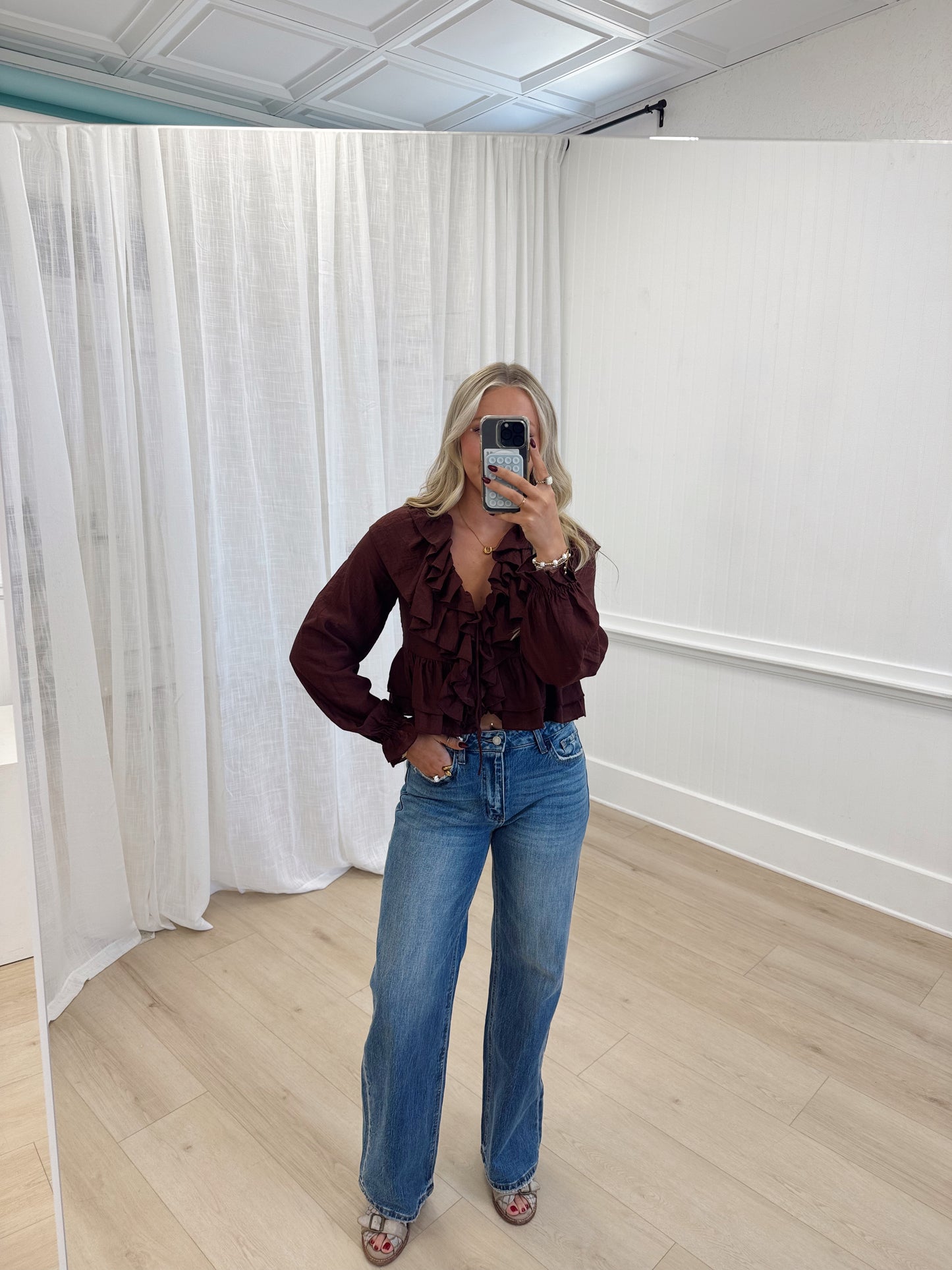 Riley Ruffle Top