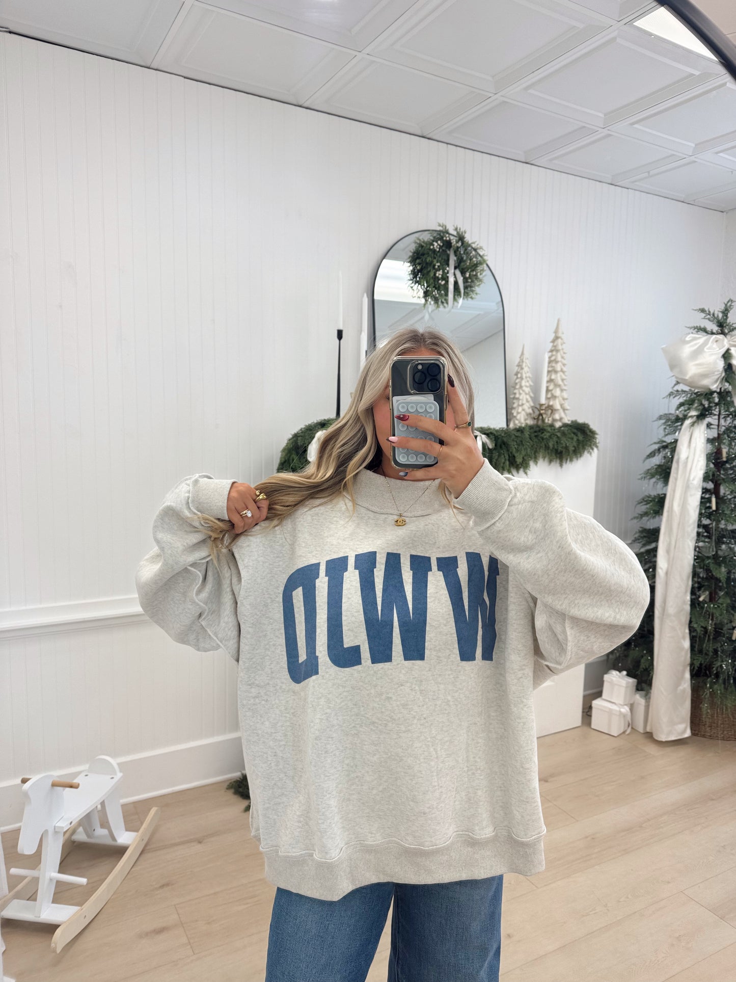 WWJD/AMEN Reversible Crewneck