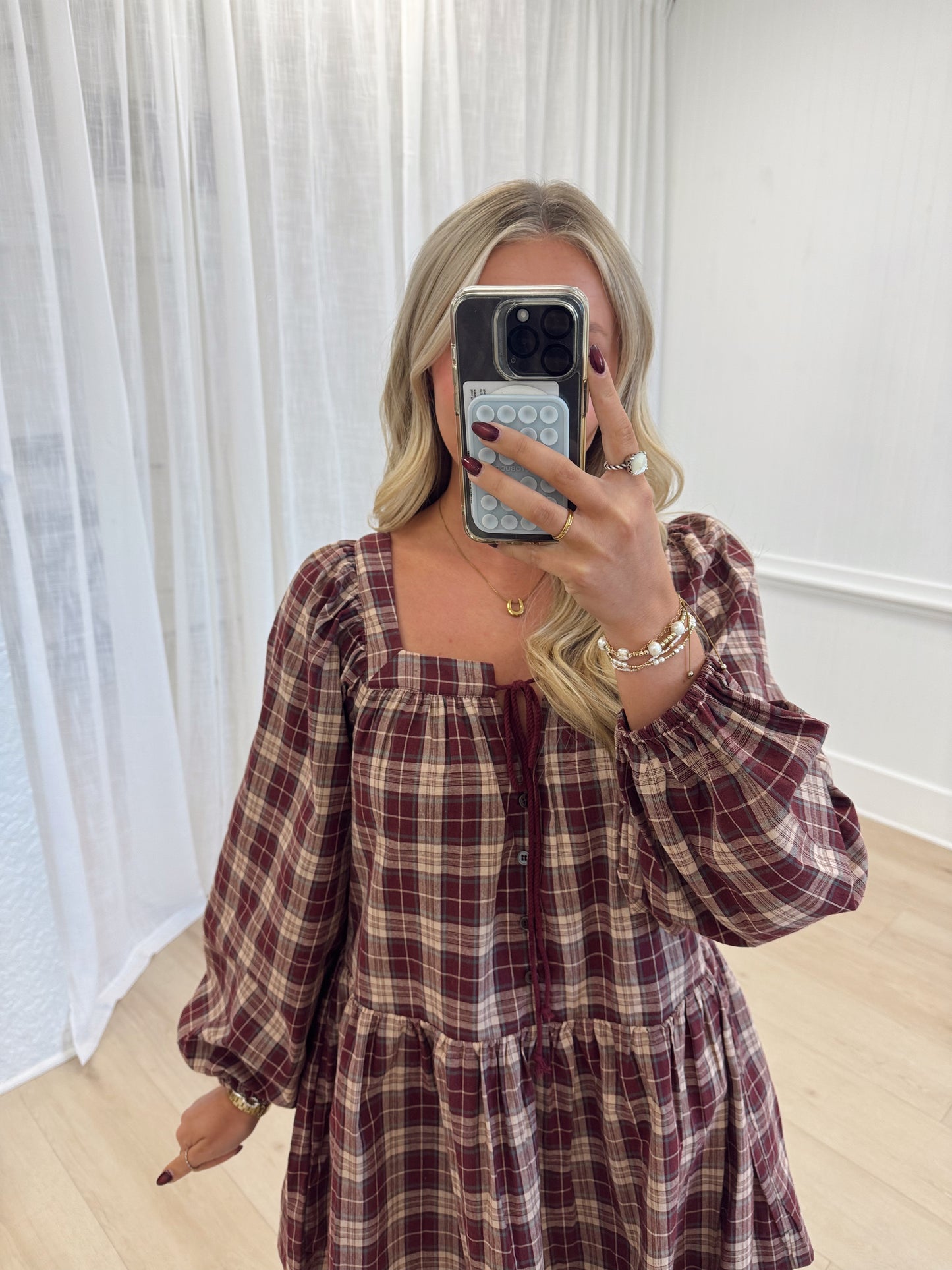 Piper Plaid Dress