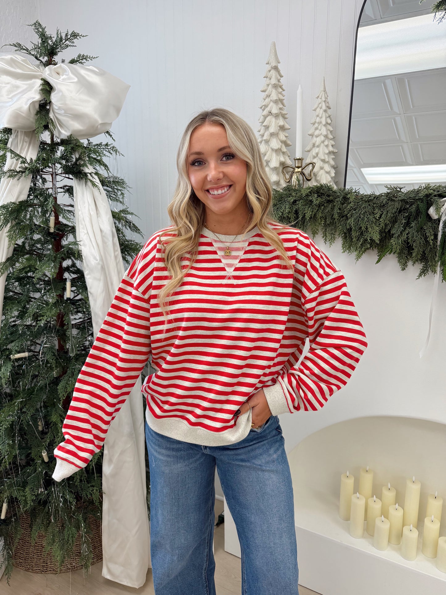 Casual Striped Pullover