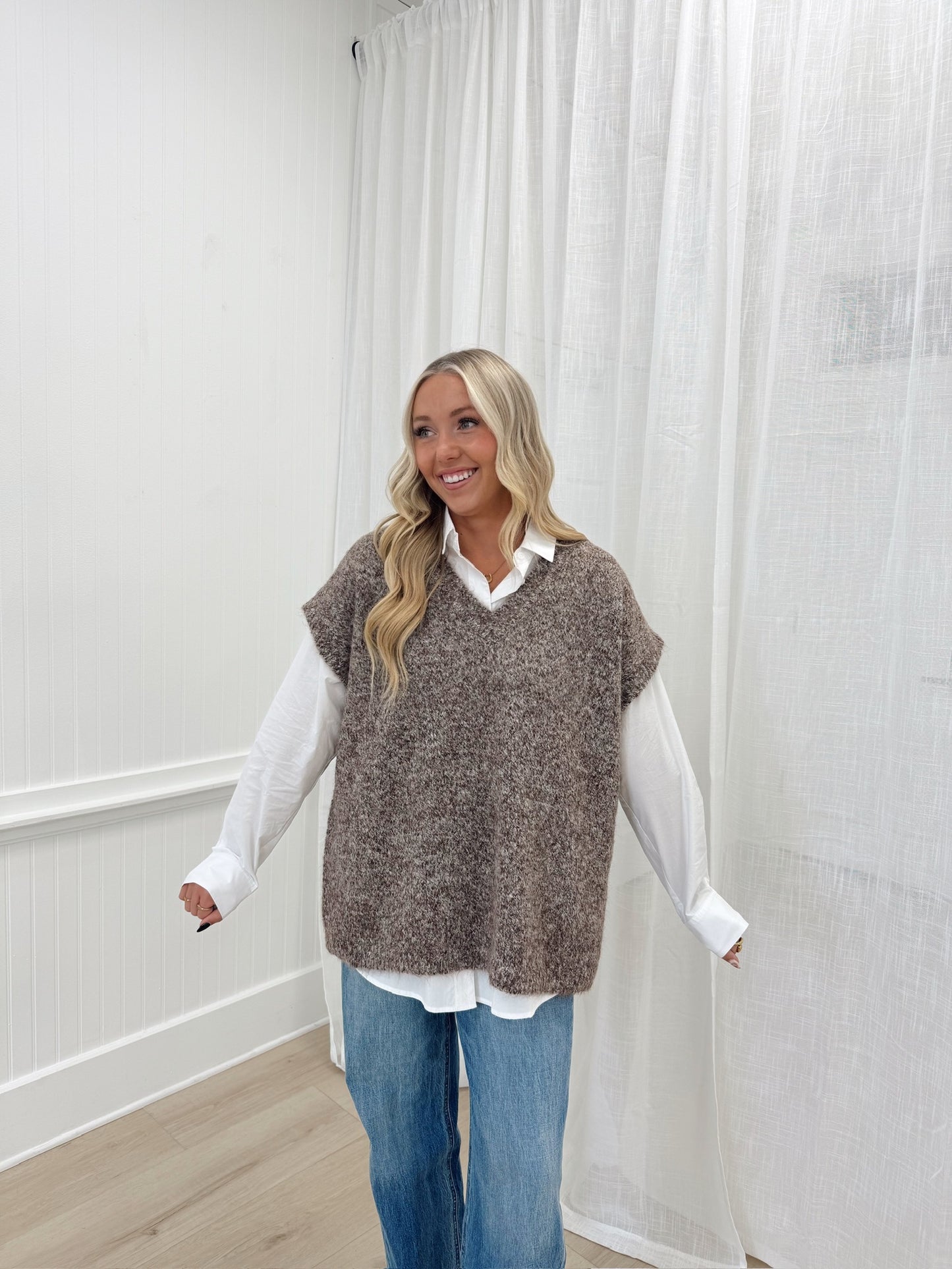 Mocha Sweater Vest