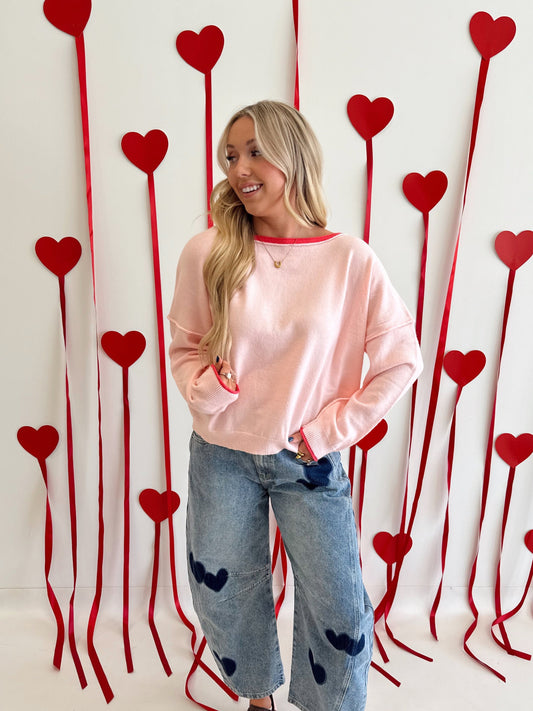 Pretty in Pink Sweater