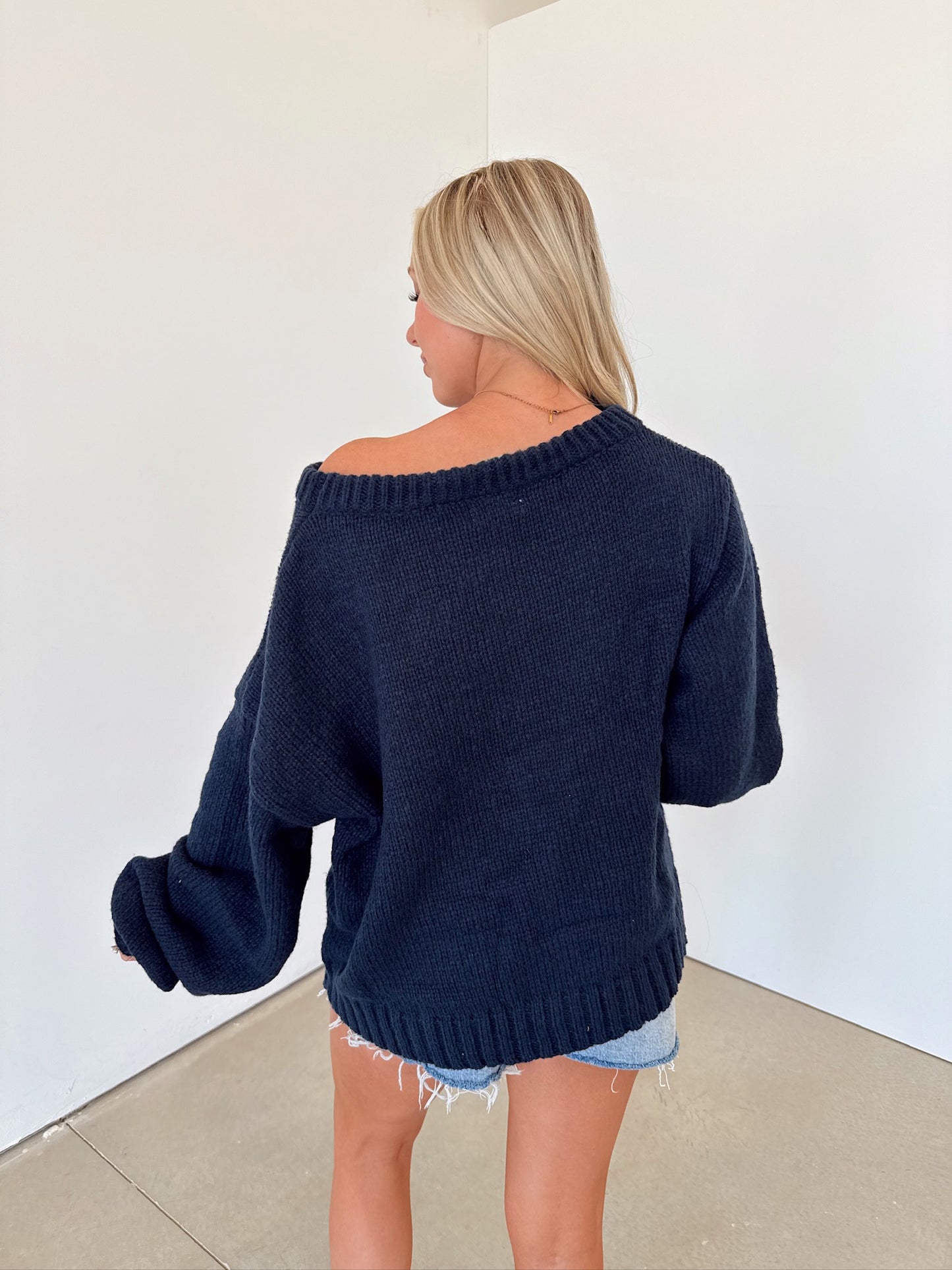 American Girl Off The Shoulder Sweater