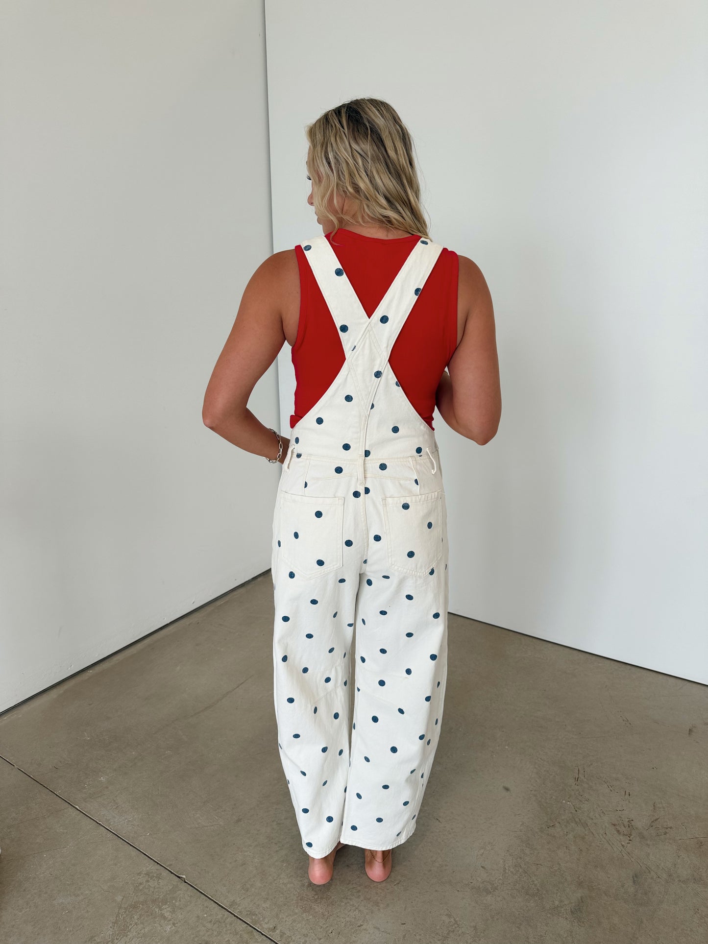 Polka Dot Overalls