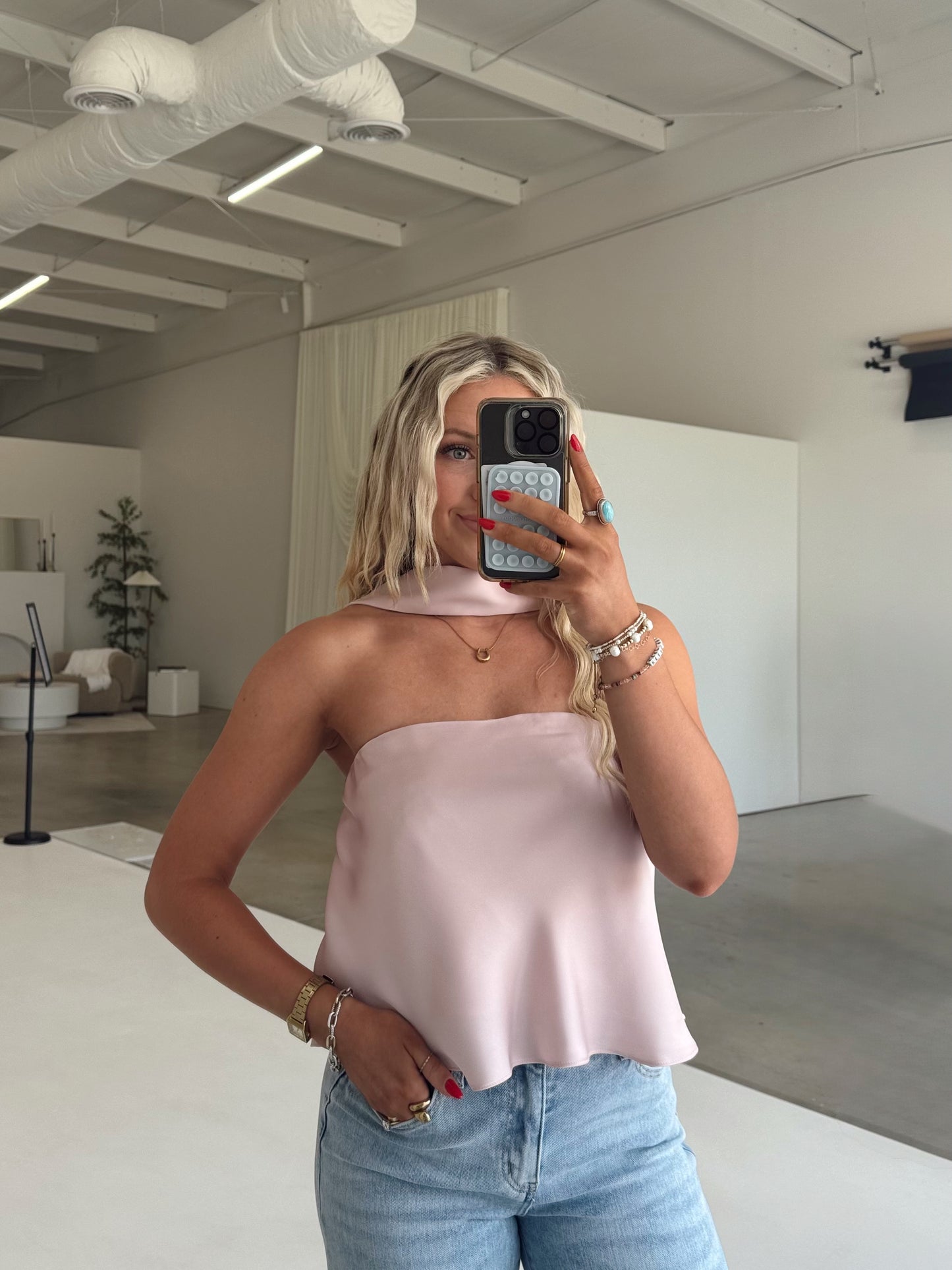 Savy Satin Top