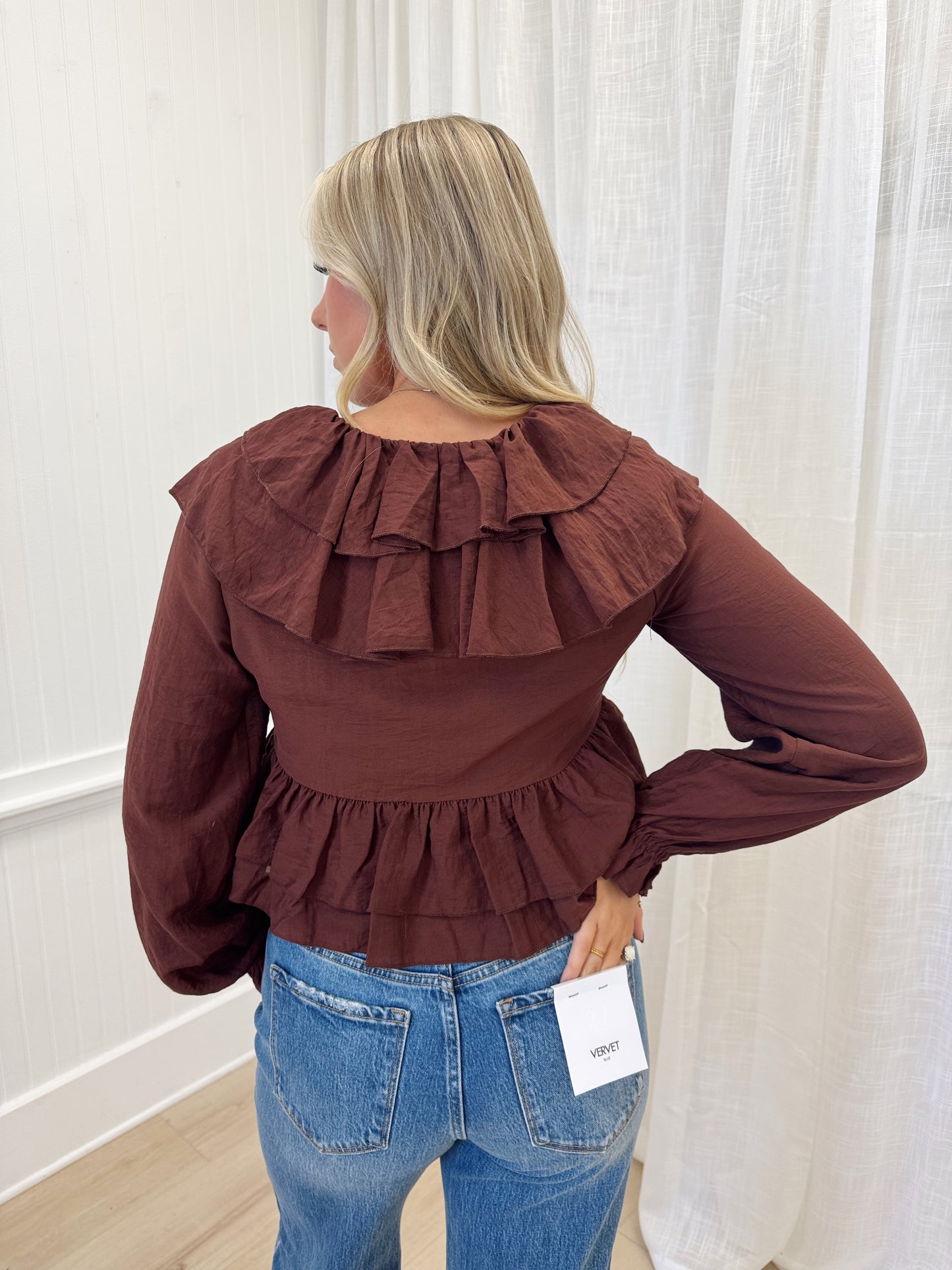 Riley Ruffle Top