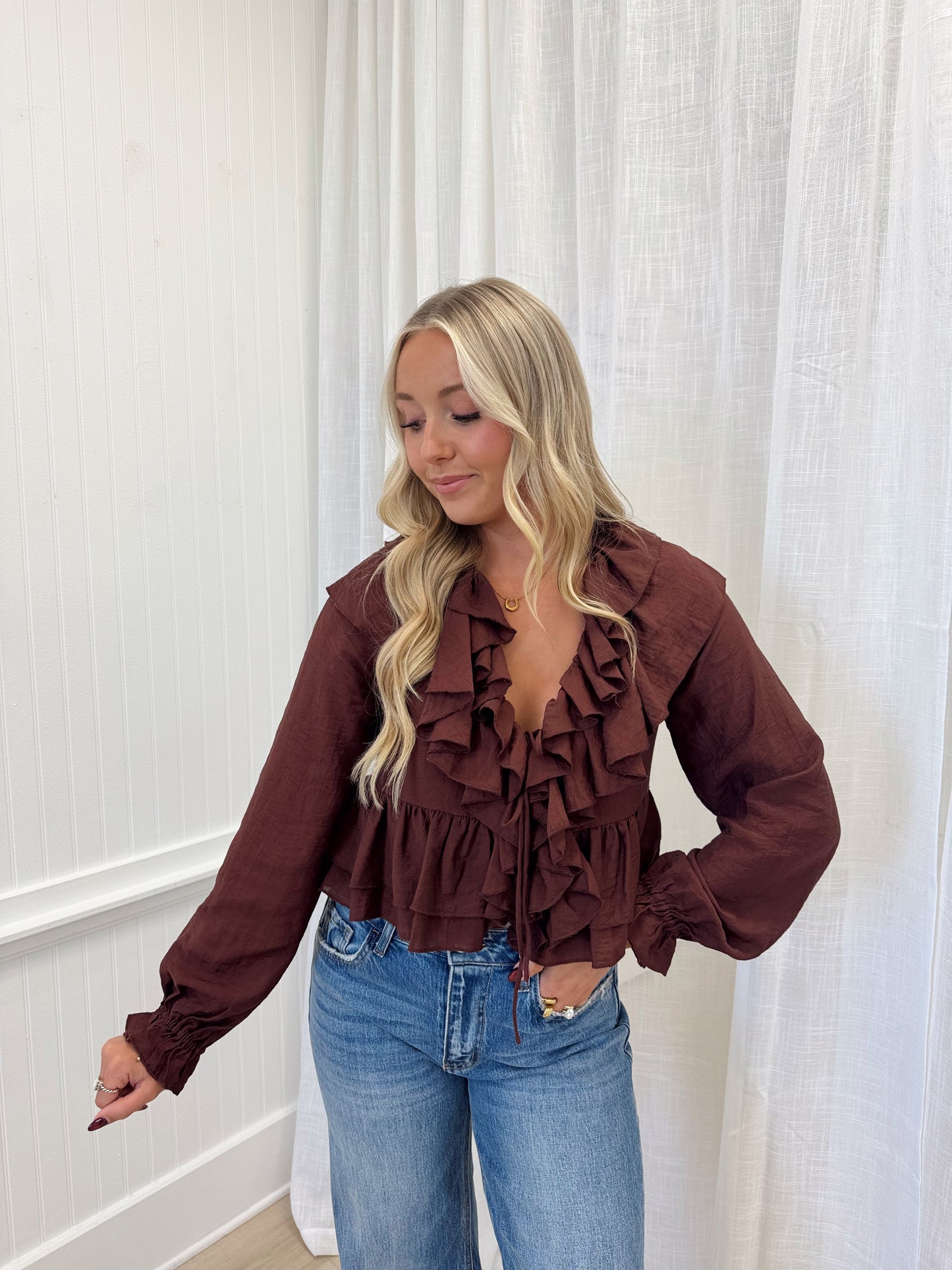 Riley Ruffle Top