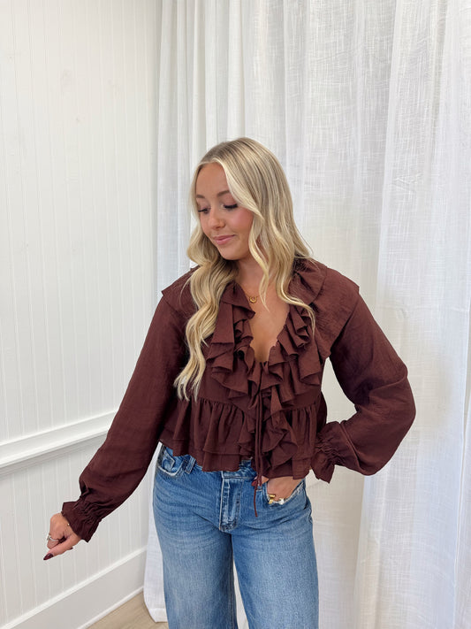 Riley Ruffle Top
