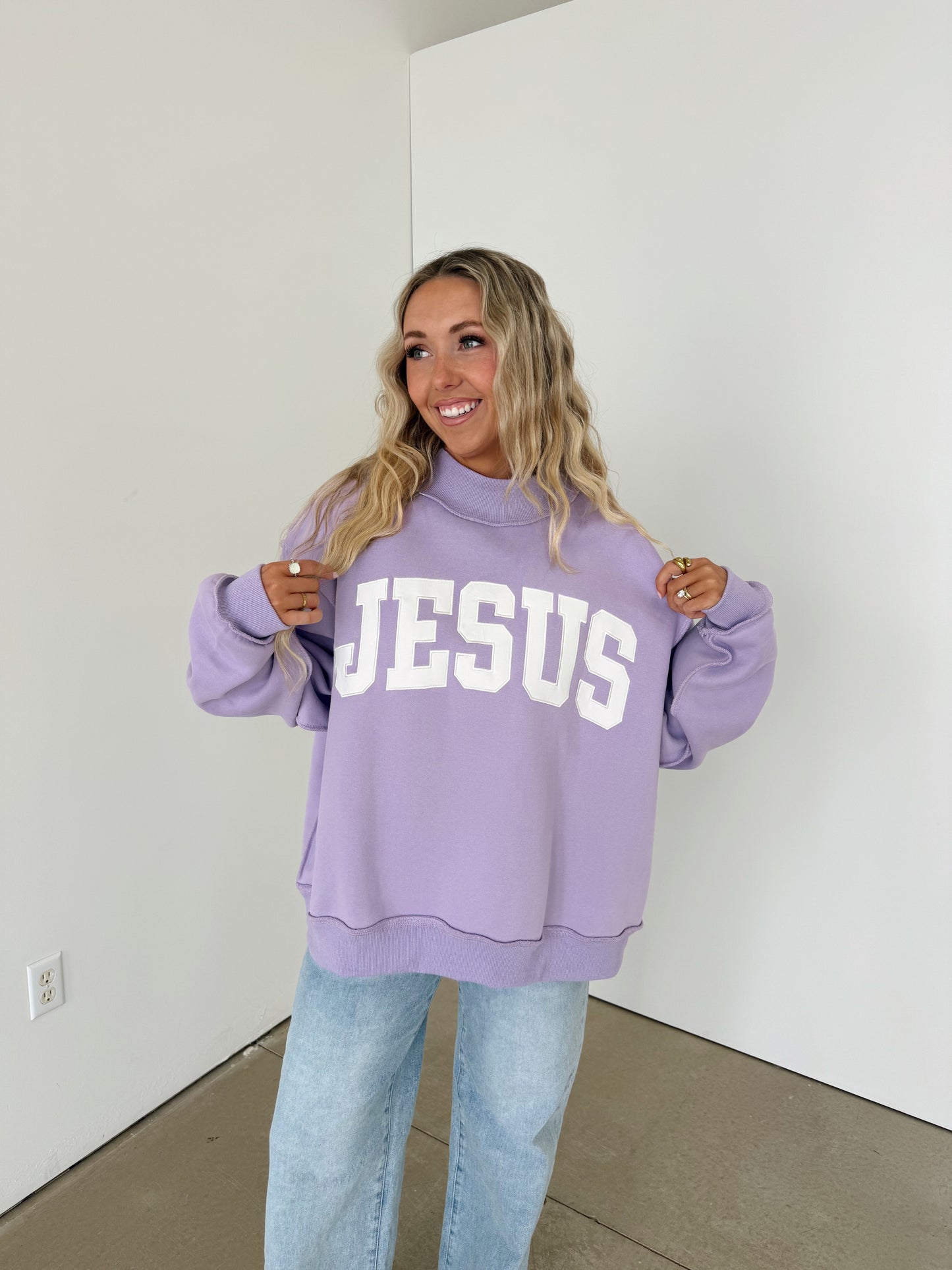 JESUS Mock Neck