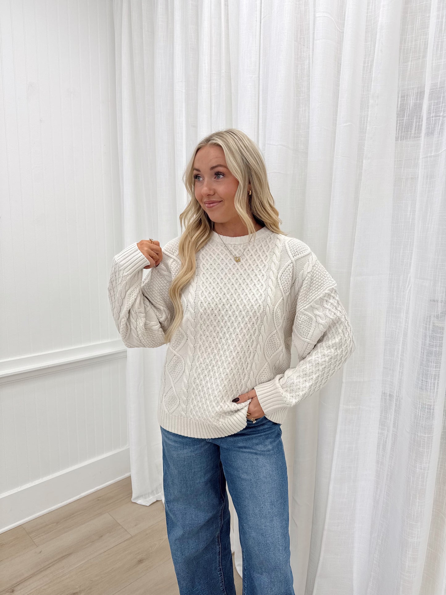 Clara Cable Knit Sweater