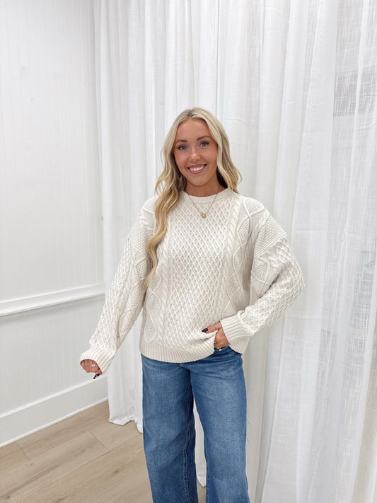 Clara Cable Knit Sweater