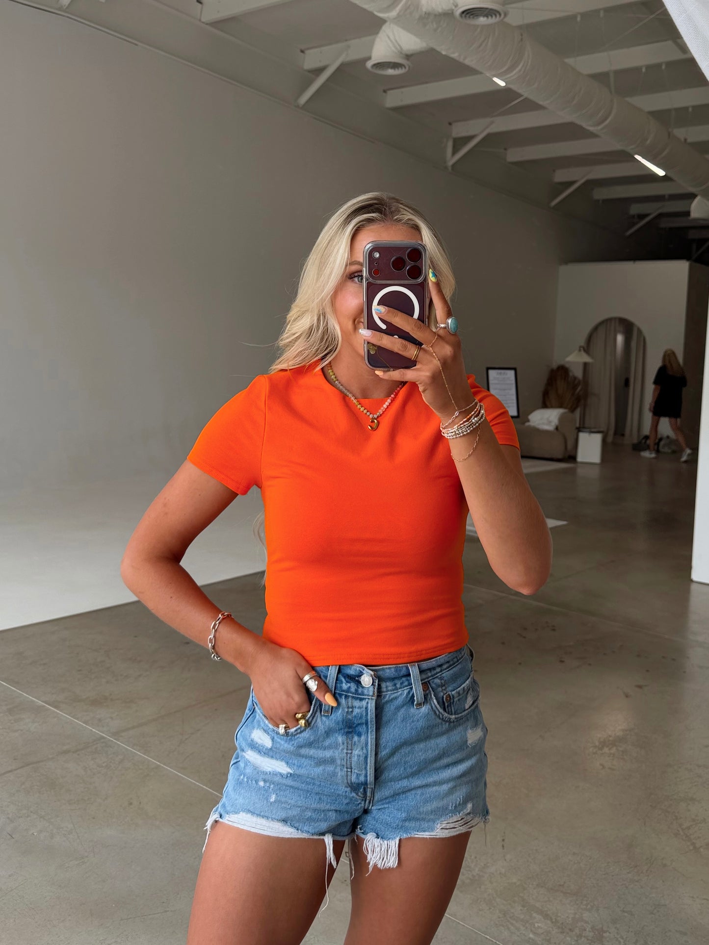 TN Orange Baby Tee