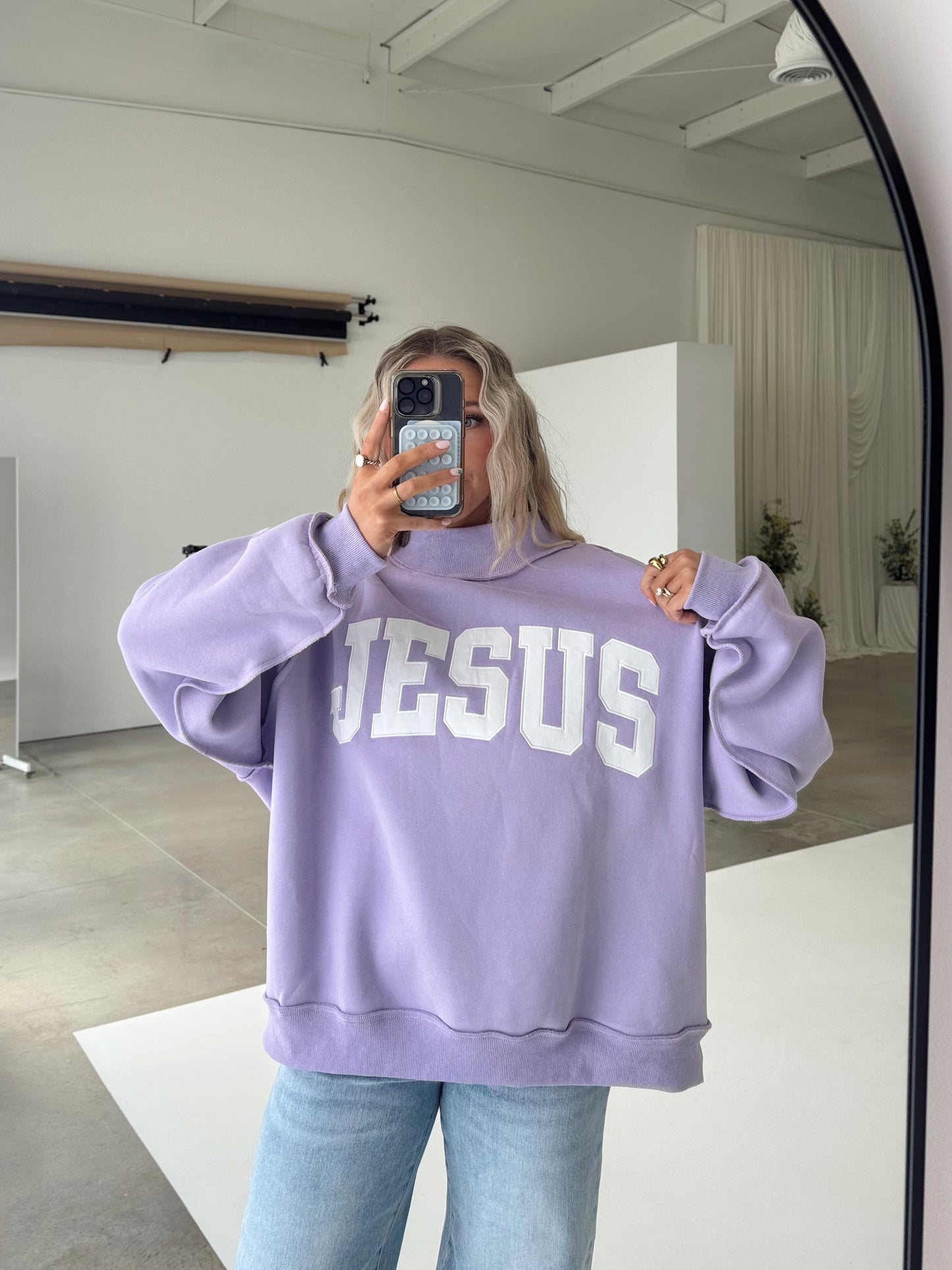 JESUS Mock Neck
