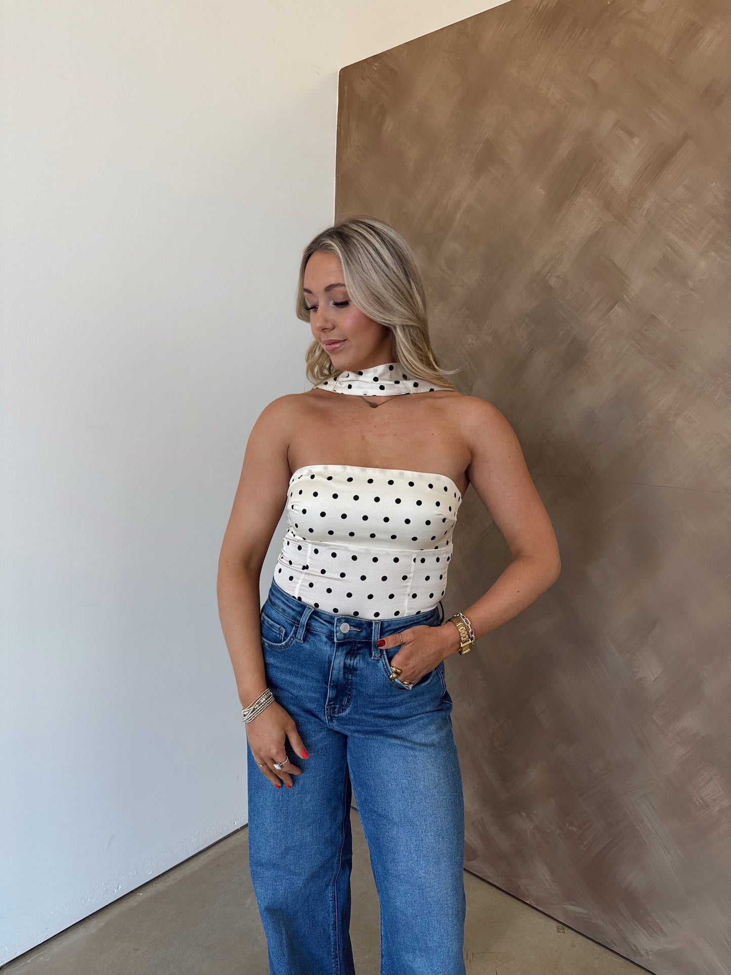 POLKA DOT TOP