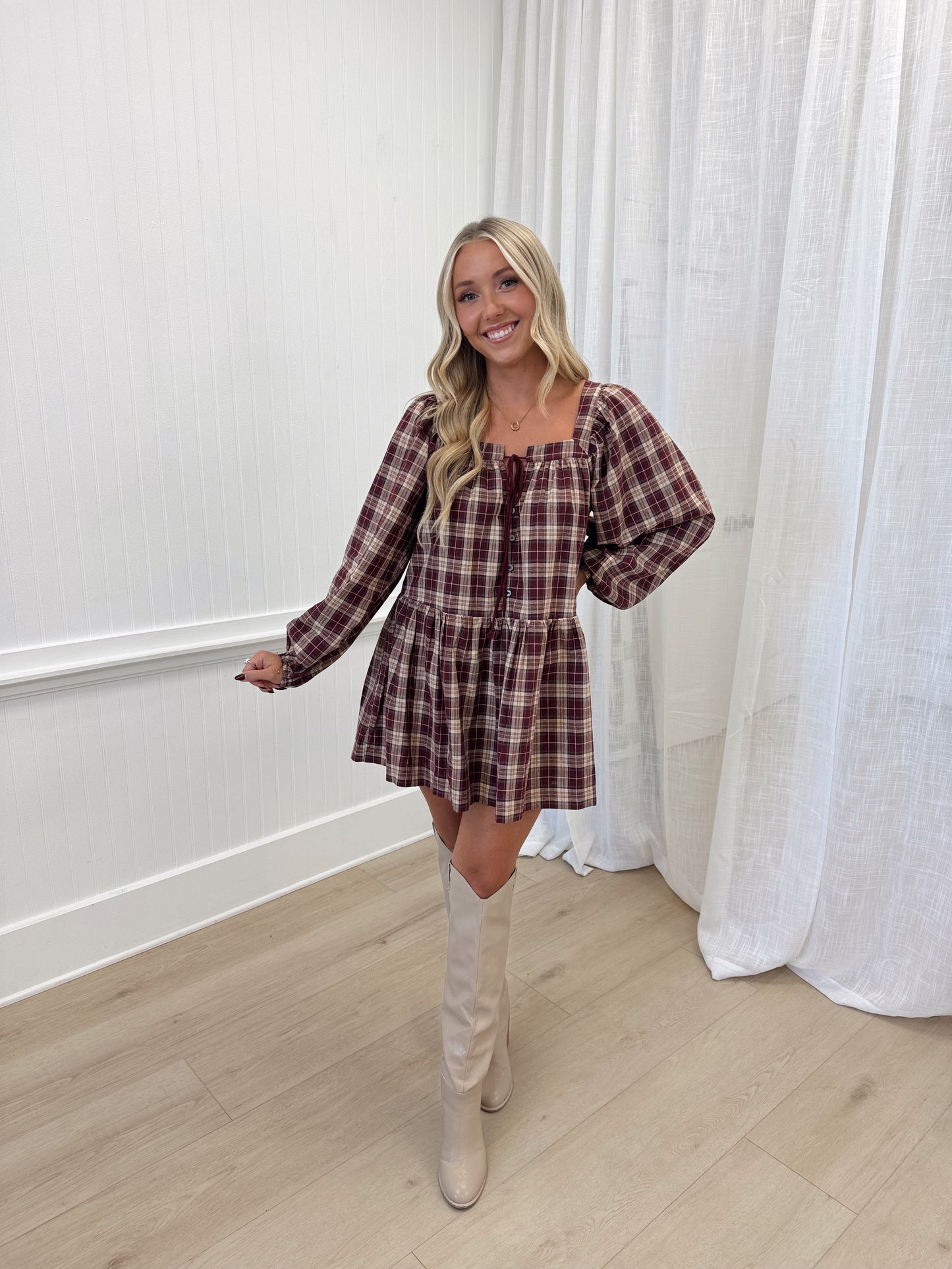 Piper Plaid Dress