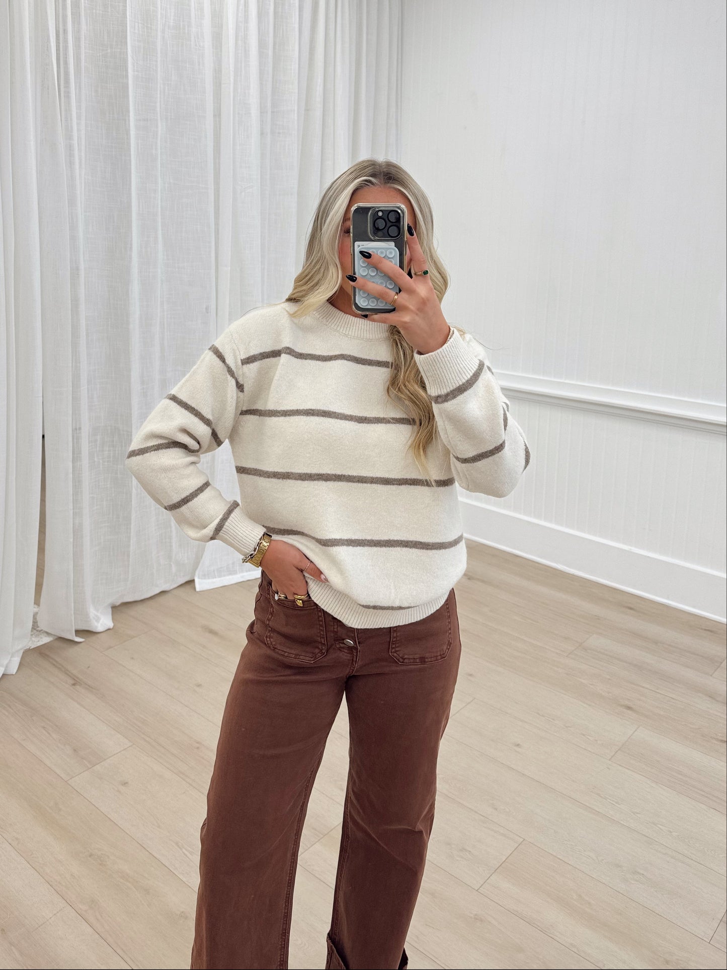 Becca Striped Sweater