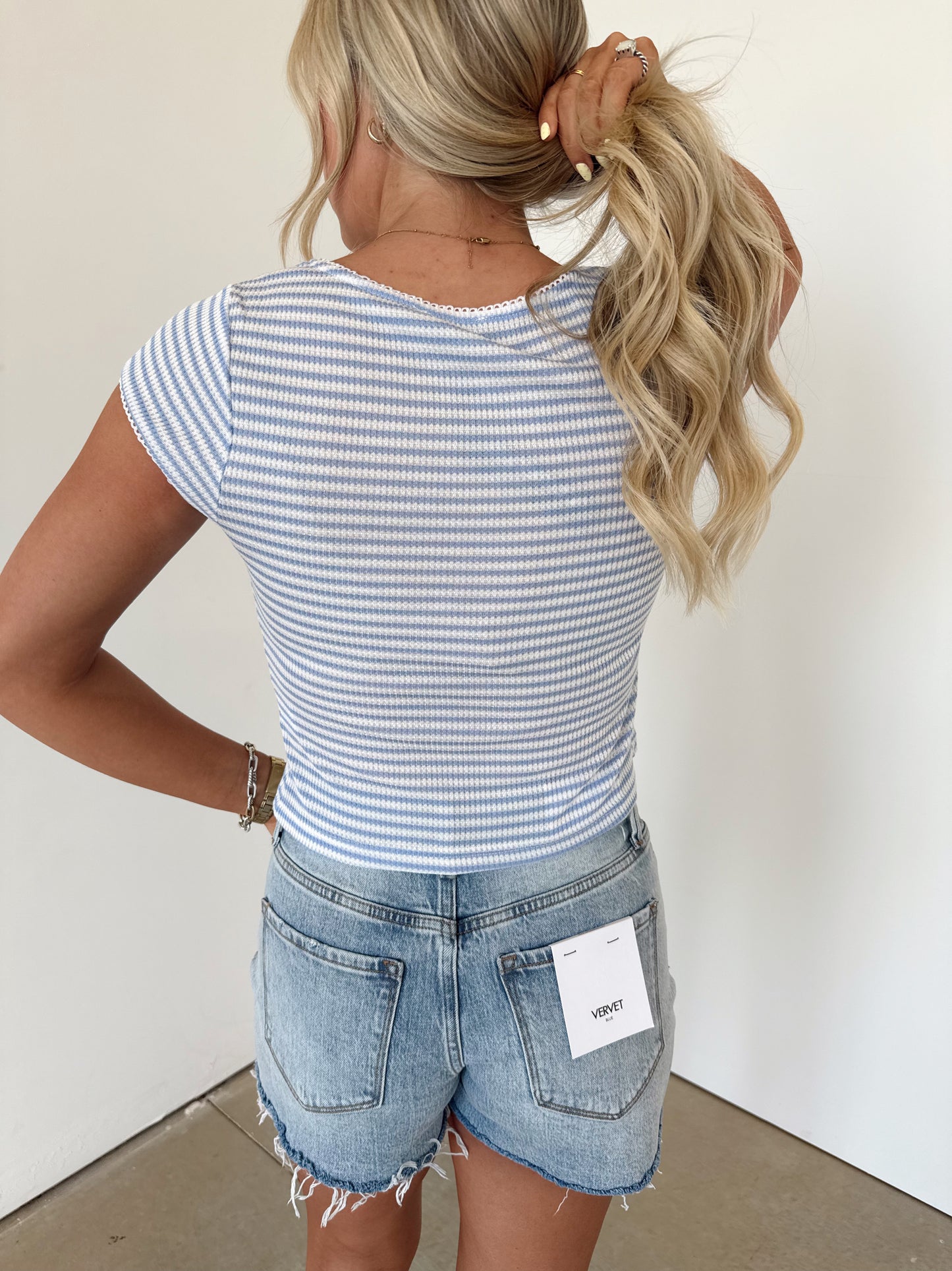 Pippa Button Front Top