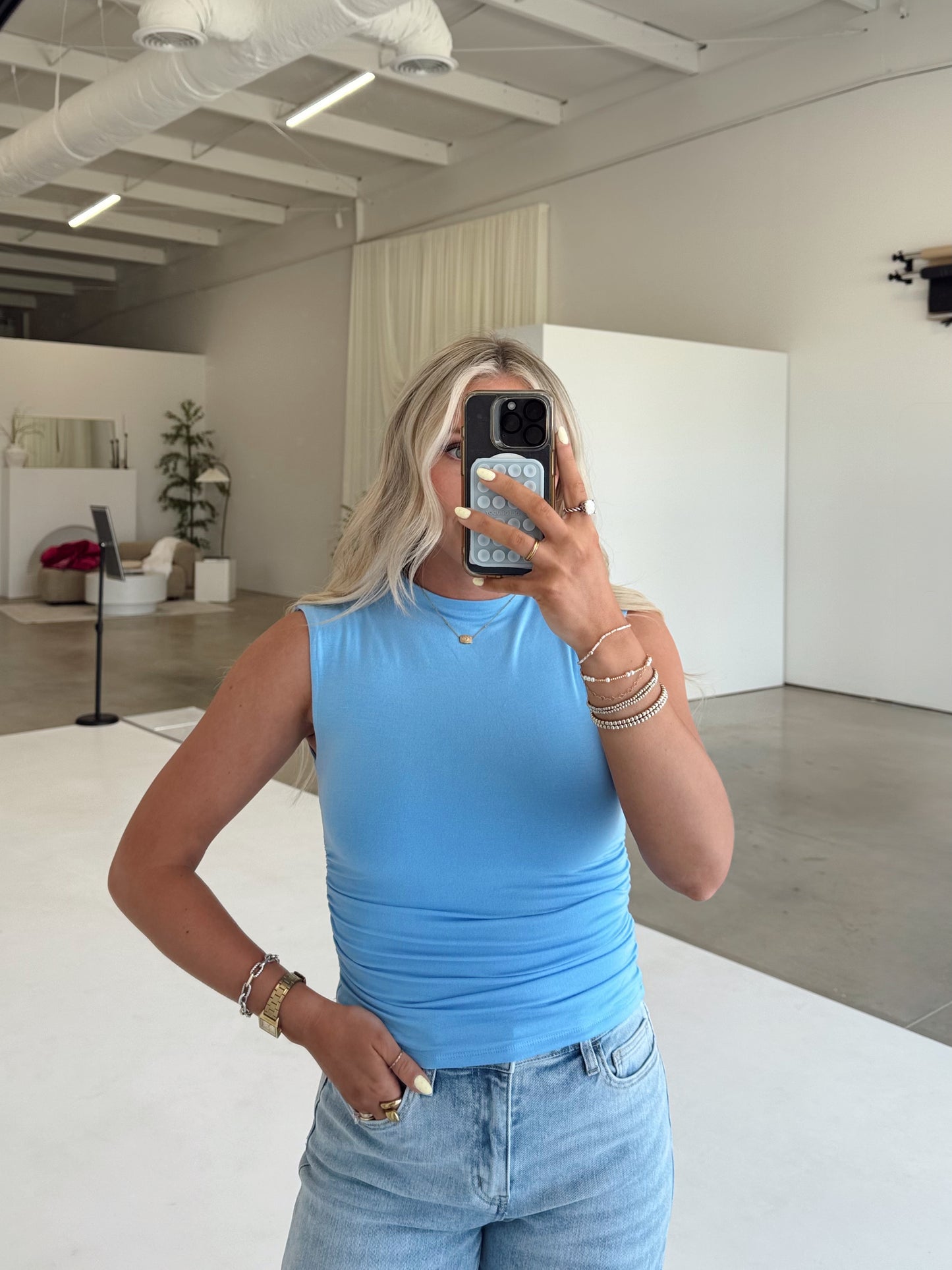Liza Top- Blue