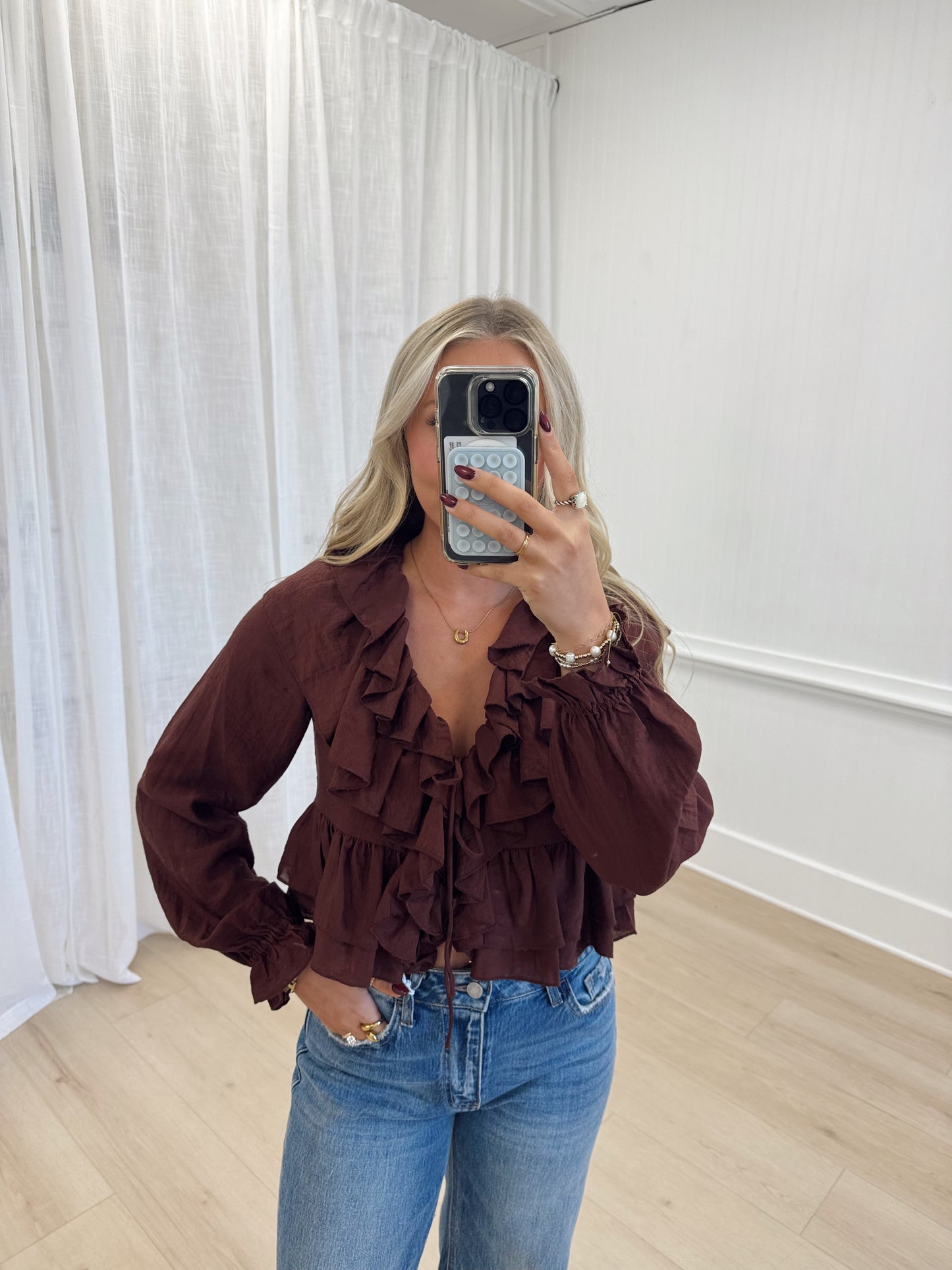 Riley Ruffle Top
