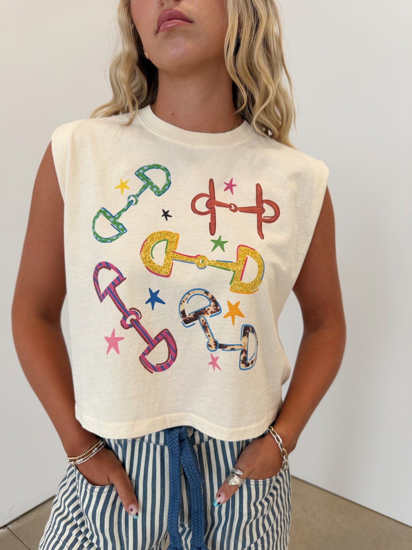 Horse Bit Muscle Tank