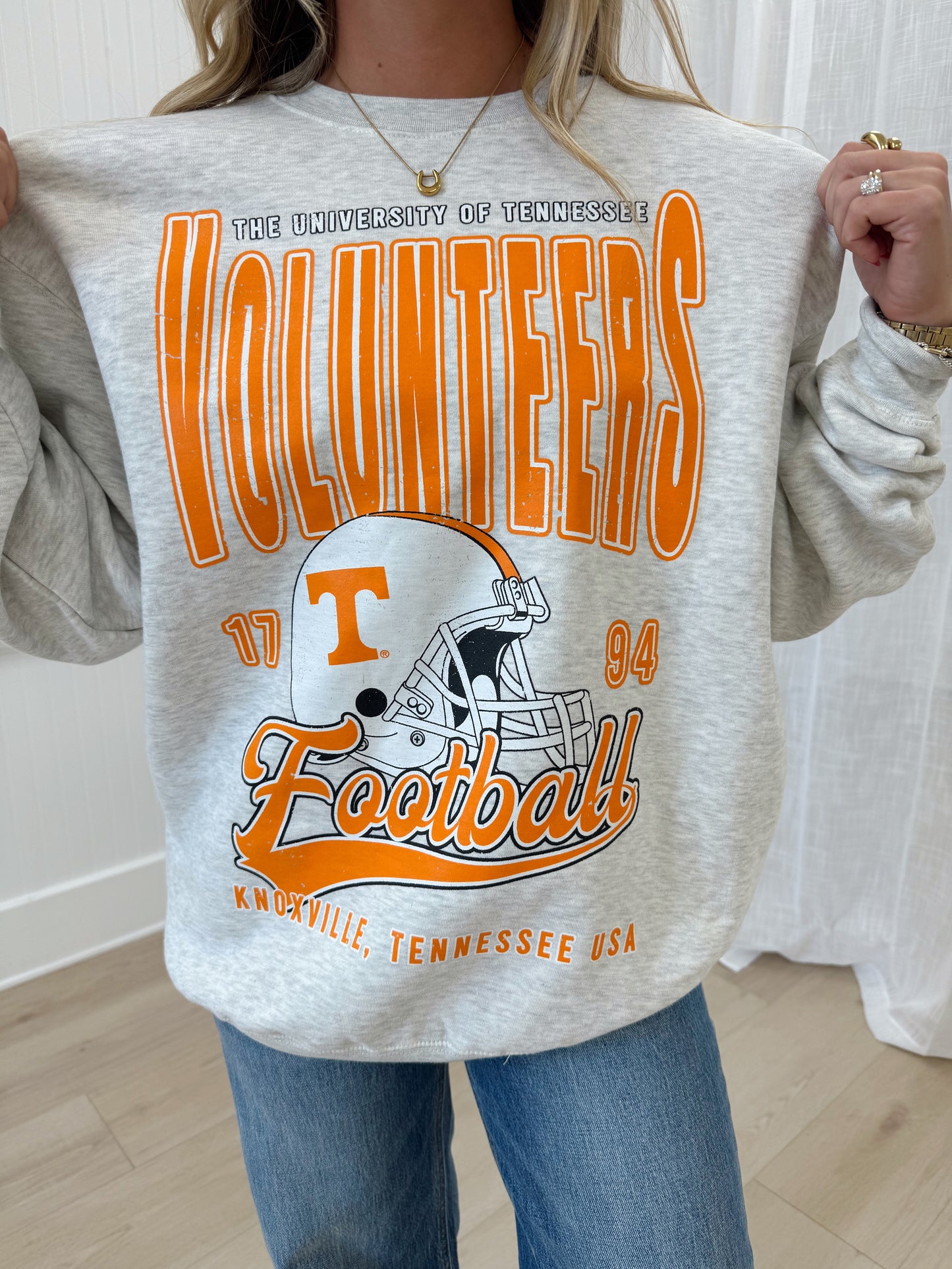 Tennessee Volunteers Football Oversized 90's Sweatshirt