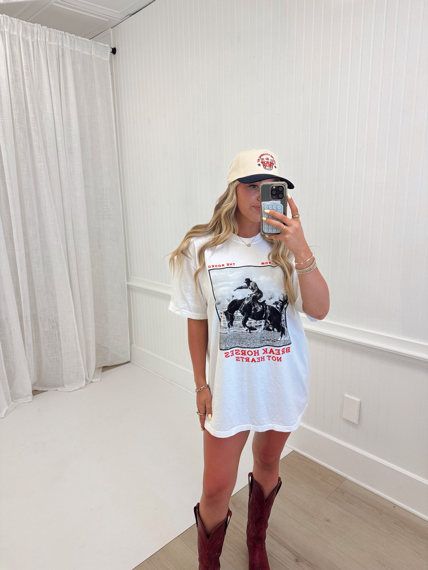 Break Horses Not Hearts Graphic Tee