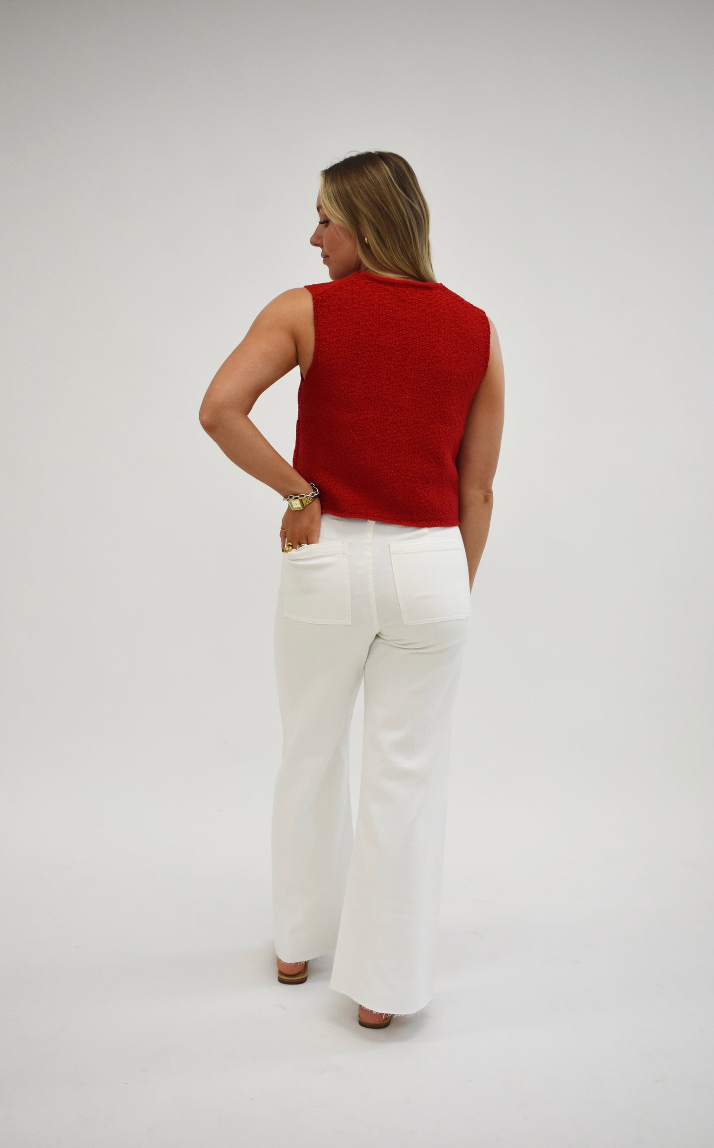 KNITTED TIED IN FRONT CARDIGAN