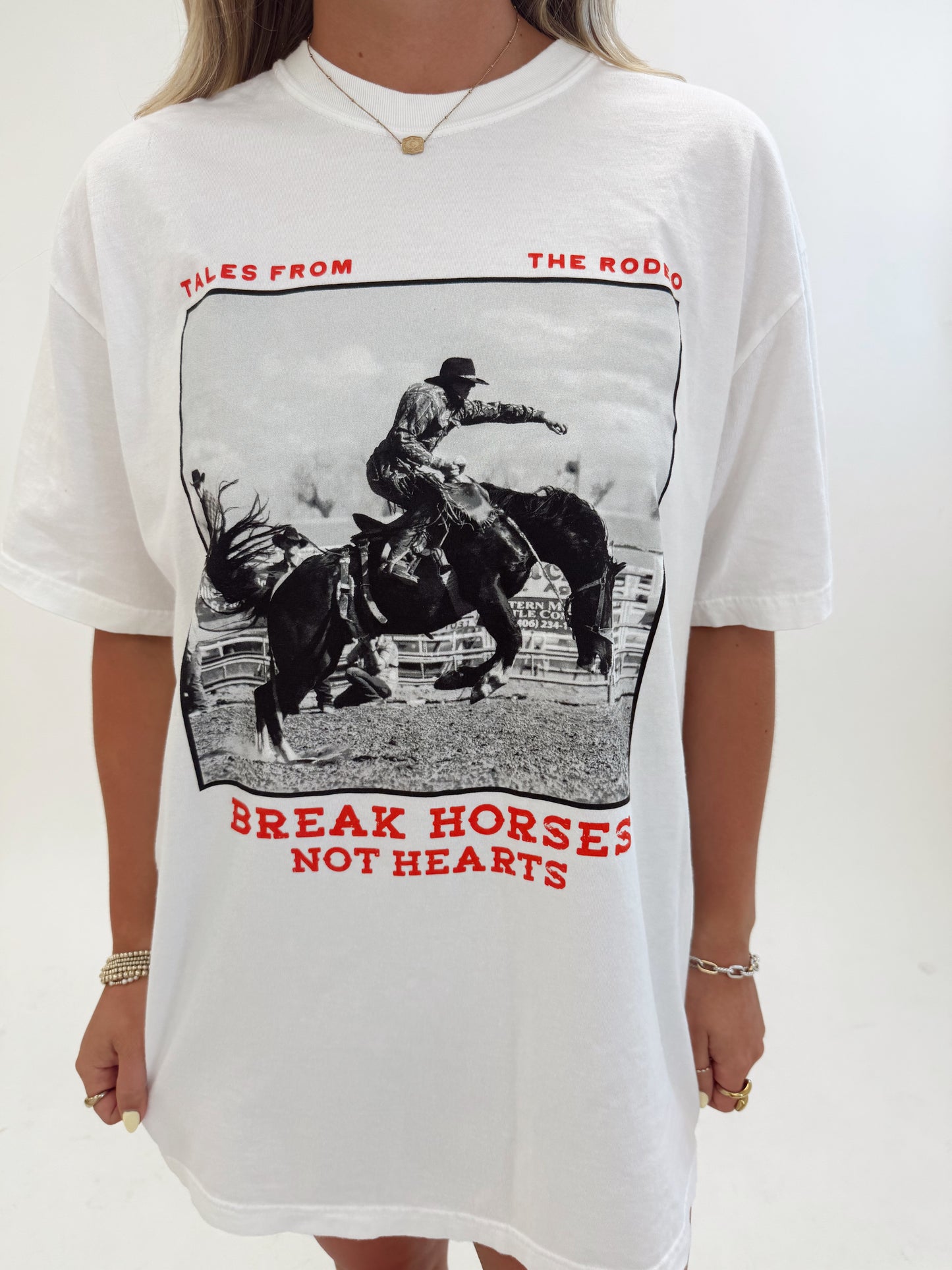 Break Horses Not Hearts Graphic Tee