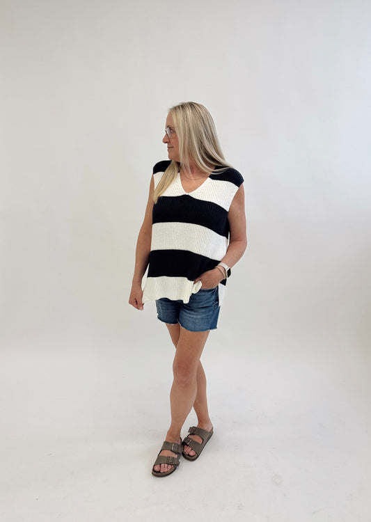 Laura Top- Navy